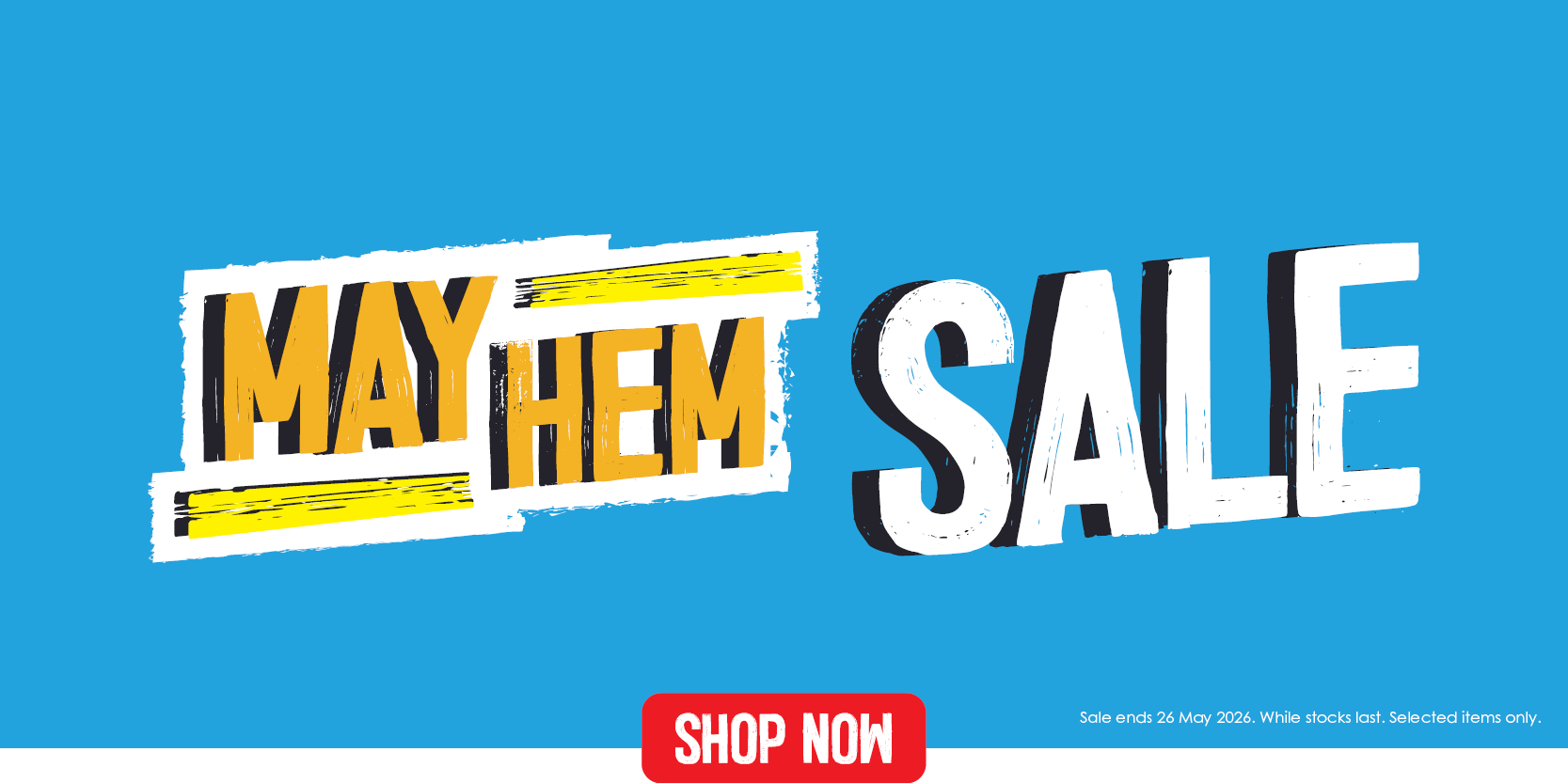 Mayhem Sale | Shop Now